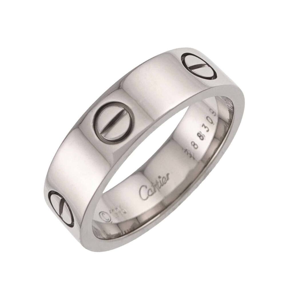 Cartier Love Ring #60, 18K WG (White Gold 750)